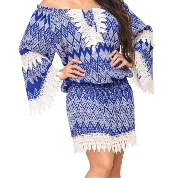 T-Bags Dress with Elastic Waist - Picture 2 of 8